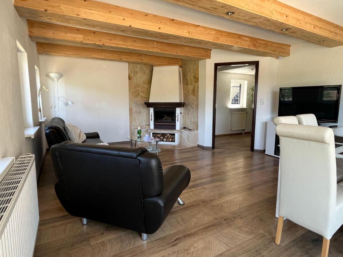 Saechsische-Schweiz-Ferienhaus-Wohnung-1-Mit-Elbblick-Sauna-Und-Kamin Кёнигштайн-ан-дер-Эльбе Экстерьер фото